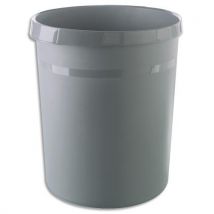 Corbeille à papier Han KARMA - 18 litres - PS recyclé - Certifié Ange Bleu - Dim (lxhxp): 31,2x34,5x23,7 cm - Gris