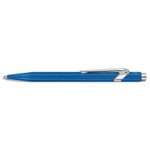 Stylo bille Caran d'Ache 849 Colormat X - Corps hexagonal en aluminium - finition microbillée - Corps Bleu