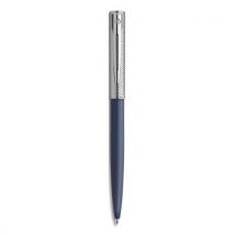 Bille Waterman Allure Deluxe - pointe moyenne - capuchon - corps bleu - recharge d'encre bleue - coffret cadeau