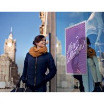 Cadre d'affichage mural Durable Duraframe Poster - format A2 - adhésif repositionnable - coloris argent