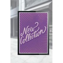 Cadre d'affichage mural Durable Duraframe Poster - format A - adhésif repositionnable - coloris noir