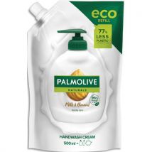 Recharge 500 ml savon liquide Palmolive Amande douce dans une recharge plus écologique