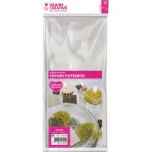 Moules Graine Creative pour créer des bougies flottantes + mèches - 7 formes différentes