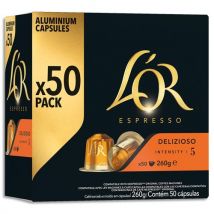 Boîte de 50 dosettes L'Or Espresso Delizioso