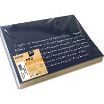 Barquette de 400 sets de table papier gaufré recyclé Pronto 80g/m2, Ardoise - Format 30x40cm - Ardoise