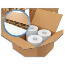 Caisse américaine double cannelure Master'In 600 mm x 400 mm x 300 mm - Lot de 15