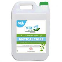Anti-calcaire 5L Action Verte 100% Naturel Elimine le calcaire, rend les surfaces brillantes.