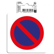 Panneau PVC adhésif antidérapant Exacompta Défense de stationner 10 cm 67057E