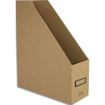 Porte-revues Oxford Savana A4+ en carton recyclé, dimensions (hxp): 26,5x35 cm, dos 6 cm, coloris kraft