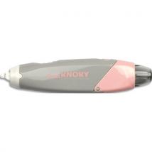 Ruban de correction rétractable et rechargeable Pentel KNOKY, ruban de 5mm x 6m, corps gris, en blister