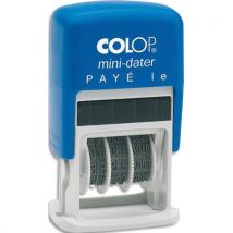 Dateur formule bicolore PAYE LE Colop - Printer Mini S 160 L4 à encrage auto. Hauteur caractères 4mm