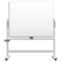 Tableau blanc pivotant à 360° mobile Nobo Move&Meet, dimensions: 1500 x 1200 mm