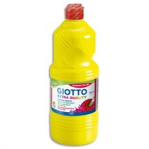 Gouache liquide - 1 litre - Giotto - jaune primaire Ecole