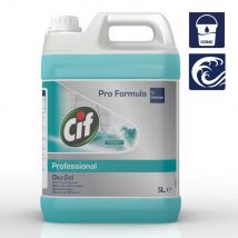 Nettoyant Oxy-gel professionnel Cif Pro Formula - parfum Océan - Bidon de 5 L
