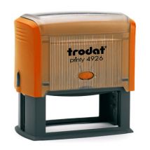 Tampon Trodat 4926 personnalisable - utilisation bureau - format 75X38 mm - mangue