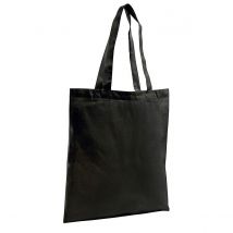 Tote bag personnalisable noir 100% coton bio - Lot de 50