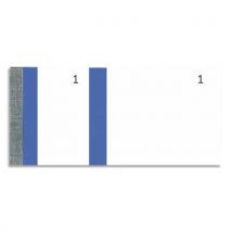 Bloc vendeur Elve bleu - 100 feuillets numérotés 6 x 13,5 cm - 1 coupon détachable - Lot de 10