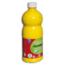Gouache liquide - 1 litre - Color & Co - Jaune primaire Ecole