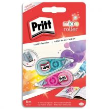 Lot de 2 mini rollers de correction Pritt Micro Rolly