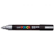 Marqueur peinture à l'eau Posca PC-5M - pointe conique polyester moyenne 2,5 mm - argent