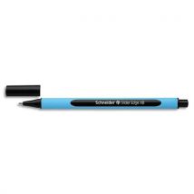Stylo bille Slider Edge - pointe large - corps triangulaire caoutchouc - encre noire infalsifiable
