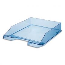 Corbeille à courrier Han - pour format A4 - bleu translucide - Lot de 6