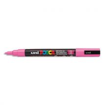 Marqueur peinture à l'eau Posca PC-3M - pointe conique polyester fine 1,5 mm - rose