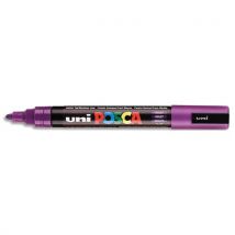 Marqueur peinture Uni Posca - Pointe moyenne de 1,8 à 2,5mm (PC5M) - Couleur violet