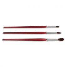 Boîte de 72 pinceaux poney La Française des Couleurs 3 tailles assorties