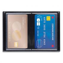 Etuis pour 10 cartes de crédit ELBA - 6,5 x 19,5 cm - PVC 15/100eme