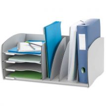 Mini organizer de bureau Paperflow - gris