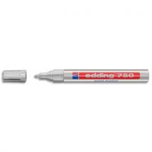 Marqueur Edding - peinture encre permanente argent pour toutes surfaces - pointe moyenne