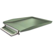 Corbeille à courrier avec plumier Leitz Style - en ABS et zinc - vert