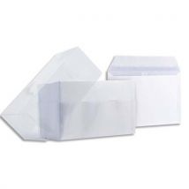 Enveloppe blanche Oxford pour carte de visite - auto-adhésive - 120g - 90 x 140 mm - boîte de 100