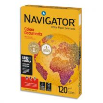 Papier Navigator Colour Document - blanc - A4 - 120 g - Ramette Papier de 250 feuilles - Lot de 2