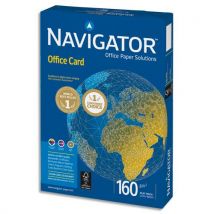 Papier Navigator Office Card - blanc - A4 - 160 g - Ramette Papier de 250 feuilles - Lot de 2