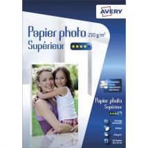 Papier photo brillant Avery - 10x15cm - jet d'encre - 230 g - 50 feuilles