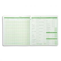 Piqûre budget dépenses ménagères Exacompta - 25 x 27 cm - 56 pages