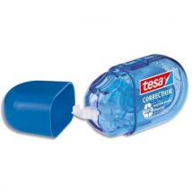 Mini roller de correction Tesa ecoLogo - plastique recyclé - 6 m x 5mm - bleu