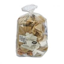 Sacs poubelles transparent - 110 L - 30 microns lot de 200 sacs
