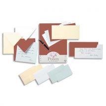 Carte de correspondance Pollen de Clairefontaine - 210 g - 110 x 155 mm - blanc - paquet de 25