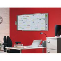 Planning annuel magnètique Val-Rex - 80 lignes - 12 colonnes - 60 x 185cm