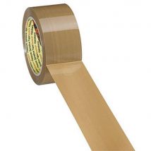 Rouleaux polypropylène 3M Scotch - 50mmx100m - havane - Lot de 6