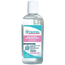 Gel hydroalcoolique désinfectant main Wyritol - flacon 100 ml - sans parfum