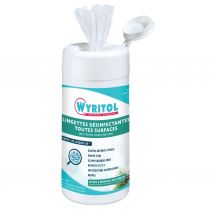 Lingettes désinfectantes multi-usages 2 en 1 Wyritol - boîte de 120