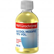 Alcool modifié 70% Mercurochrome - 200ml - Lot de 2