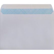 Enveloppes 162x229 1er prix - fenêtre 45x100 - blanches - auto-adhésives - 80g - boîte de 500