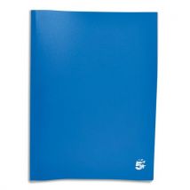 Protège-documents en polypropylène 1er prix - 50 pochettes/100 vues - bleu - couverture 3/10e pochettes 6/100e