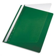 Chemise de présentation à lamelle Pergamy - A4 - polypropylène 17/100ème - coloris vert