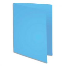 Paquet De 100 Chemises 1er Prix - Carte Recyclée 180 Grammes - Coloris Bleu Foncé